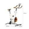 Bicicleta Estática Motorizada Keboo Fitness Serie 900 White Frenado Magnético | Inercia 7 Kg Y 32 Niveles | Pedales Antideslizantes