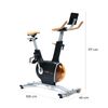 Bicicleta Estática Motorizada Keboo Fitness Serie 900 Black Frenado Magnético | Inercia 7 Kg Y 32 Niveles | Pedales Antideslizantes