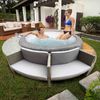 Spa Hinchable Bestway Zurich Ø180x66 Cm Airjet + Revestimiento K2o Full Surround 180 279x40x56 Cm Borde Para Spa Circular