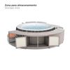 Spa Hinchable Bestway Bahamas Ø180x66 Cm Airjet + Revestimiento K2o Full Surround 180 279x40x56 Cm Borde Para Spa Circular