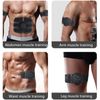 Estimulador Muscular Ems Inalámbrico  Recargable Por Usb Entrenador Glúteos Cadera Estimulador Abdominal Ab