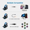 Auriculares Gaming Beexcellent Gm-6 Pro Casco Bluetooth Microfono Rotatorio Luz Rgb Premium Stereo Orejeras L