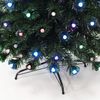 Árbol Navidad Artificial Soporte Metálico Navideña Fibra Optica Diamante Luces Colores Árboles   