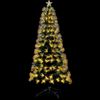 Árbol De Navidad Con Luces Cálidos Dorado 180cm