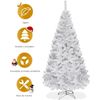 Arbol De Navidad Artificial Blanco Con Base Metálica 210cm