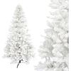 Arbol De Navidad Artificial Blanco Con Base Metálica 210cm