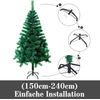 Árbol De Navidad Verde Artificial Extra Relleno De Hoja Espumillón Arboles Soporte Metálico/plástico 180cm