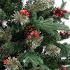 Árbol De Navidad Con Piñas Christmas Tree Decorations Abeto Artificial Árbol Verde Con Bayas Rojas 150cm