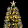 Árbol De Navidad Con Luces Cálidos Dorado 120cm