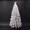 Árbol Navidad Blanco Gradiente De Led De Fibra Óptica Transparente 120cm