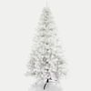 Arbol De Navidad Artificial Blanco Con Base Metálica 90cm