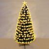 Árbol De Navidad Con Luces Cálidos Dorado 90cm