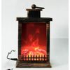 Chimenea Cambados Led Docorativa Navidad Con Efecto Llama Dorado 15*12*26.5cm