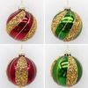 Set De 4 Bolas De Navidad Plateadas 8cm Bolas De Adornos De Árbol De Navidad