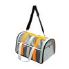 Bolsa Transporte Alfombrilla Extraíble Malla Transpirable Perros Gatos Correa Naranja 34*24*24cm