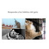 Rascador Poste Para Gatos De Sisal Estable Con Juguete, Afilador Uñas Para Gatos Azul 33x33x37cm