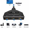 Conmutador Hdmi 4k - 3 En 1 Con Salida Hdmi Splitter, Compatible Con Alimentación 