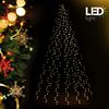 Tiras Luces  Para Árbol De Navidad Exterior Ip44 Enchufar Multicolores 500led 0.3m Blanco