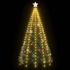 Tiras Luces  Para Árbol De Navidad Exterior Ip44 Enchufar Multicolores 500led 0.3m Blanco
