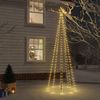 Tiras Luces  Para Árbol De Navidad Exterior Ip44 Enchufar Multicolores 500led 0.3m Blanco