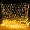 Guirnalda Luces 80 Leds Luz De Red 1.2*1.2m 8 Modos De Brillo Exterior Ip44 Blanco