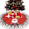 Falda Del Árbol De Navidad 80cm Rojo Estampado De Imagenes De Navidad 232029