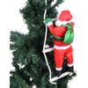 Papá Noel En Escalera Santa Adorno Colgante Para Árboles De Navidad Decoración Navidad 25cm Santa*1