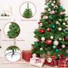 Árbol De Navidad Artificial 120cm Verde Con Soporte Metálico