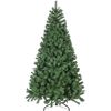 Árbol De Navidad Artificial 180cm Verde Con Soporte Metálico