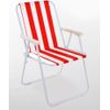 Silla De Playa Plegable Silla De Jardín Portátil Para Camping Playa Y Piscina 74x52x38cm Rojo