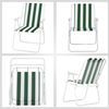 Pack De 2 Sillas De Playa Plegable Silla De Jardín Portátil Para Camping Playa Y Piscina 74x52x38cm Marino