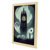 Lámina Big Ben Sociable Al Estilo De T Burton Ilustraciones De Monumentos Ciudades Paises Inspiradas En Arte Gótico Y Oscuro Diseño Y Decoración De Interioresa3 Marco Madera Nacnic