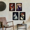 Burton Style Animal Illustrations And Posters Inspired By Burtons Dark And Goth Art Interior Design And Decoration Set Collection 10 Nacnic