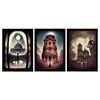 Burton Style Illustrations Of Monuments And Cities Inspired By Burtons Dark And Goth Art Interior Design And Decoration Set Collection 10 Nacnic