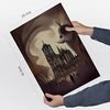 Burton Style Illustrations Of Monuments And Cities Inspired By Burtons Dark And Goth Art Interior Design And Decoration Set Collection 10 Nacnic