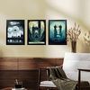 Burton Style Illustrations Of Monuments And Cities Inspired By Burtons Dark And Goth Art Interior Design And Decoration Set Collection 6 Nacnic