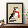 Lindo Bebé Águila Pescadora Con Rojo Estampados De Arte De Pared Estético Para El Diseño De Dormitorio O Sala De Estar Nacnic