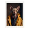 Poster De Peterbald En Estilo De Fotografía A Todo Color Divertidas Ilustraciones Realistas De Animales Con Ropa Humana Interiorismo Y Decoración A4 Marcos Blancos Nacnic