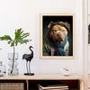 Un Perro Tipo Chino Shar Estampados De Arte De Pared Estético Para El Diseño De Dormitorio O Sala De Estar Nacnic