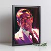 Humphrey Bogart Sonriendo Estilo Dinámico De Estilo Pixar D Estampados De Arte De Pared Estético Para El Diseño De Dormitorio O Sala De Estar Nacnic