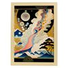 Poster Escalera Al Cielo En El Estilo De Arte Japonés Ukiyo Paisajes Abstractos Y Surrealistas En Ilustraciones De Arte Oriental Interiorismo Y Decoración A3 Marcos Madera Nacnic