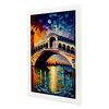 Rialto Bridge Venecia Italia Italia Pintura Al Óleo Pincel Stroke Estampados De Arte De Pared Estético Para El Diseño De Dormitorio O Sala De Estar Nacnic