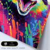 Abstract Smiling Badger In Lisa Fran Style Aesthetic Wall Art Prints For Bedroom Or Living Room Design Nacnic