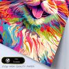 Abstract Smiling Cat In Lisa Fran Style_1 Aesthetic Wall Art Prints For Bedroom Or Living Room Design Nacnic