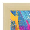 Abstract Smiling Dolphin In Lisa Fran Style_1 Aesthetic Wall Art Prints For Bedroom Or Living Room Design Nacnic