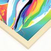 Abstract Smiling Dolphin In Lisa Fran Style_2 Aesthetic Wall Art Prints For Bedroom Or Living Room Design Nacnic