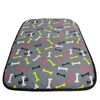 Cama Ribete Para Perros Antideslizante Lavable 60x50 Cm Huesos  Acomoda Textil.