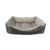 Cuna Para Perros Grande 78x60x22 Cm Gris Acomoda Textil.