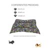 Acomoda Textil – Cama Para Perros De Tela, Cama Perros Reversible Y Lavable. Colchoneta Mascotas Para Transportín Y Hogar. (120x80, Huesos)