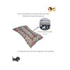 Acomoda Textil – Cama Para Perros De Tela, Cama Perros Reversible Y Lavable. Colchoneta Mascotas Para Transportín Y Hogar. (120x80, Perro Salchicha)